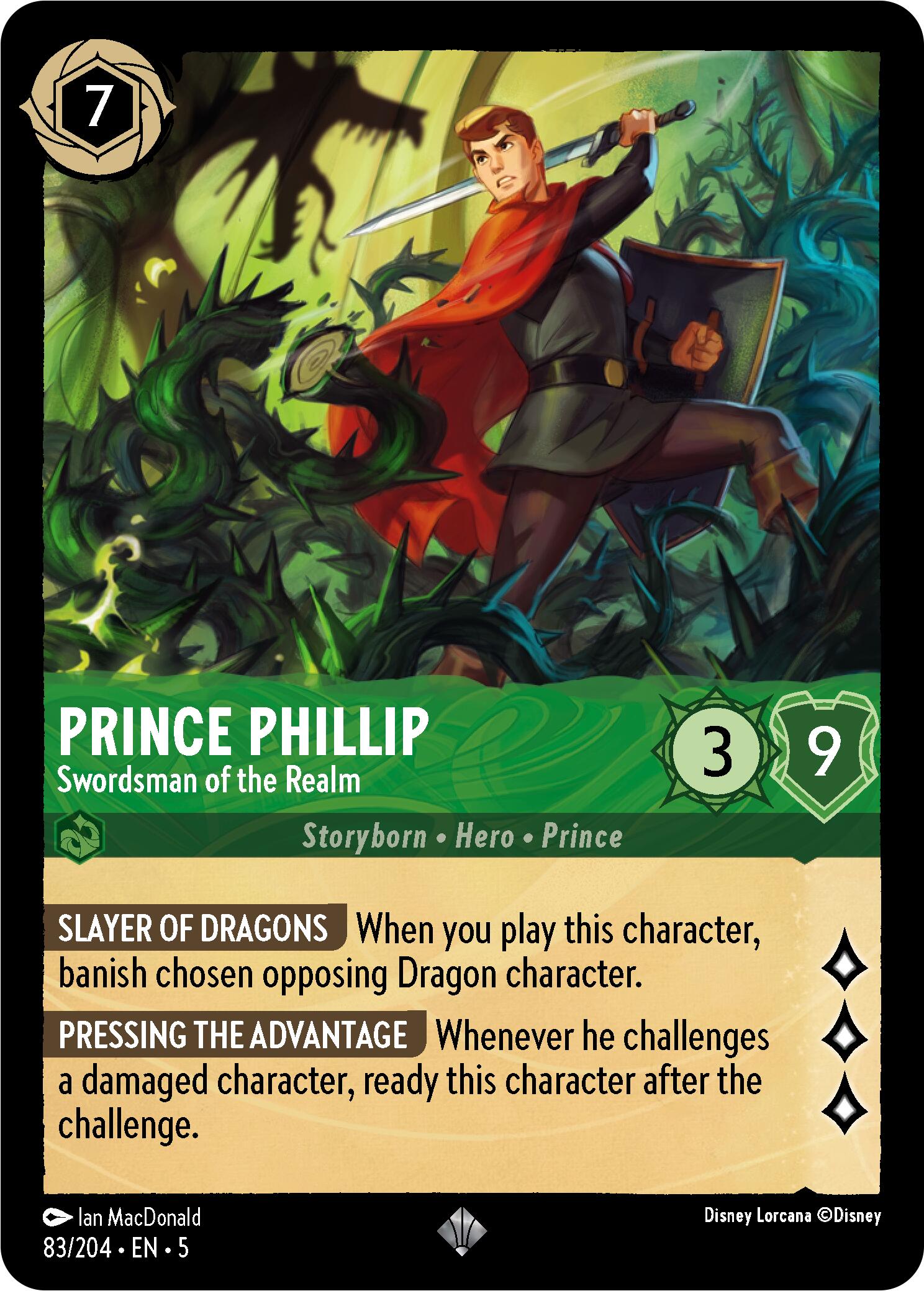 Prince Phillip - Swordsman of the Realm (83/204) [Shimmering Skies] | Webway Games