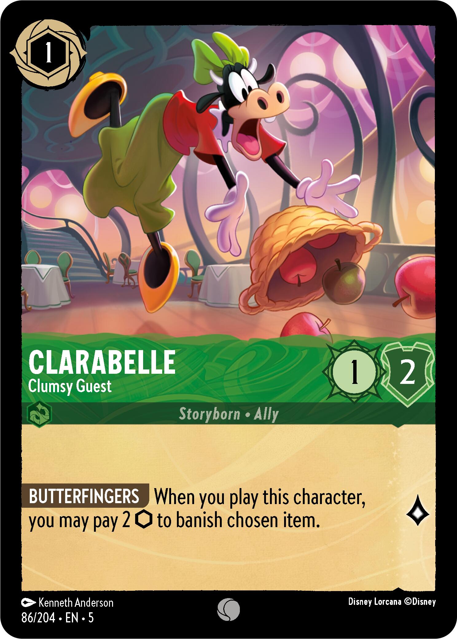 Clarabelle - Clumsy Guest (86/204) [Shimmering Skies] | Webway Games