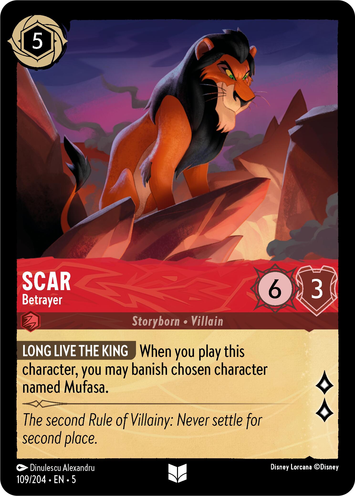 Scar - Betrayer (109/204) [Shimmering Skies] | Webway Games