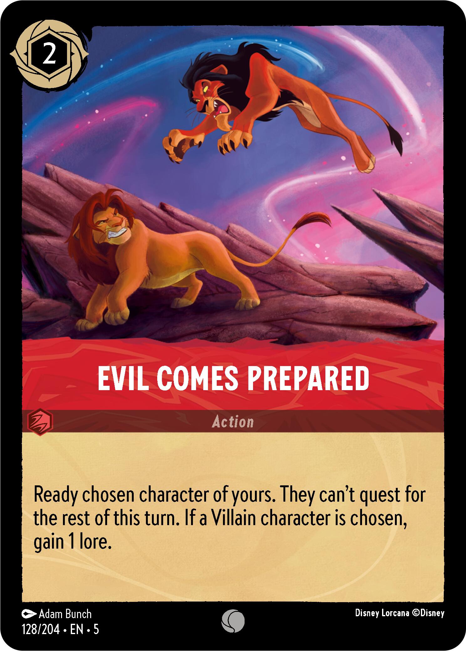 Evil Comes Prepared (128/204) [Shimmering Skies] | Webway Games