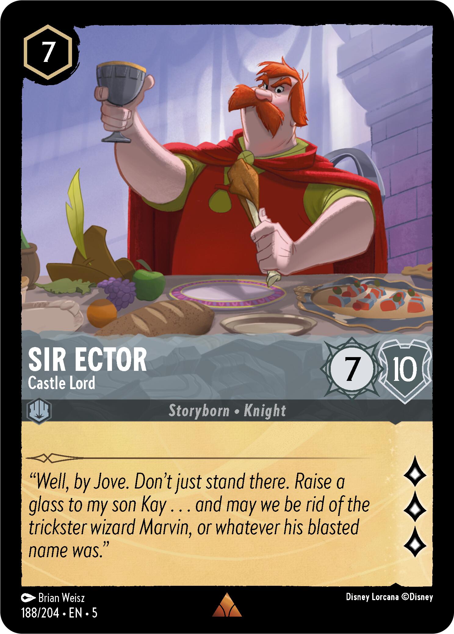 Sir Ector - Castle Lord (188/204) [Shimmering Skies] | Webway Games