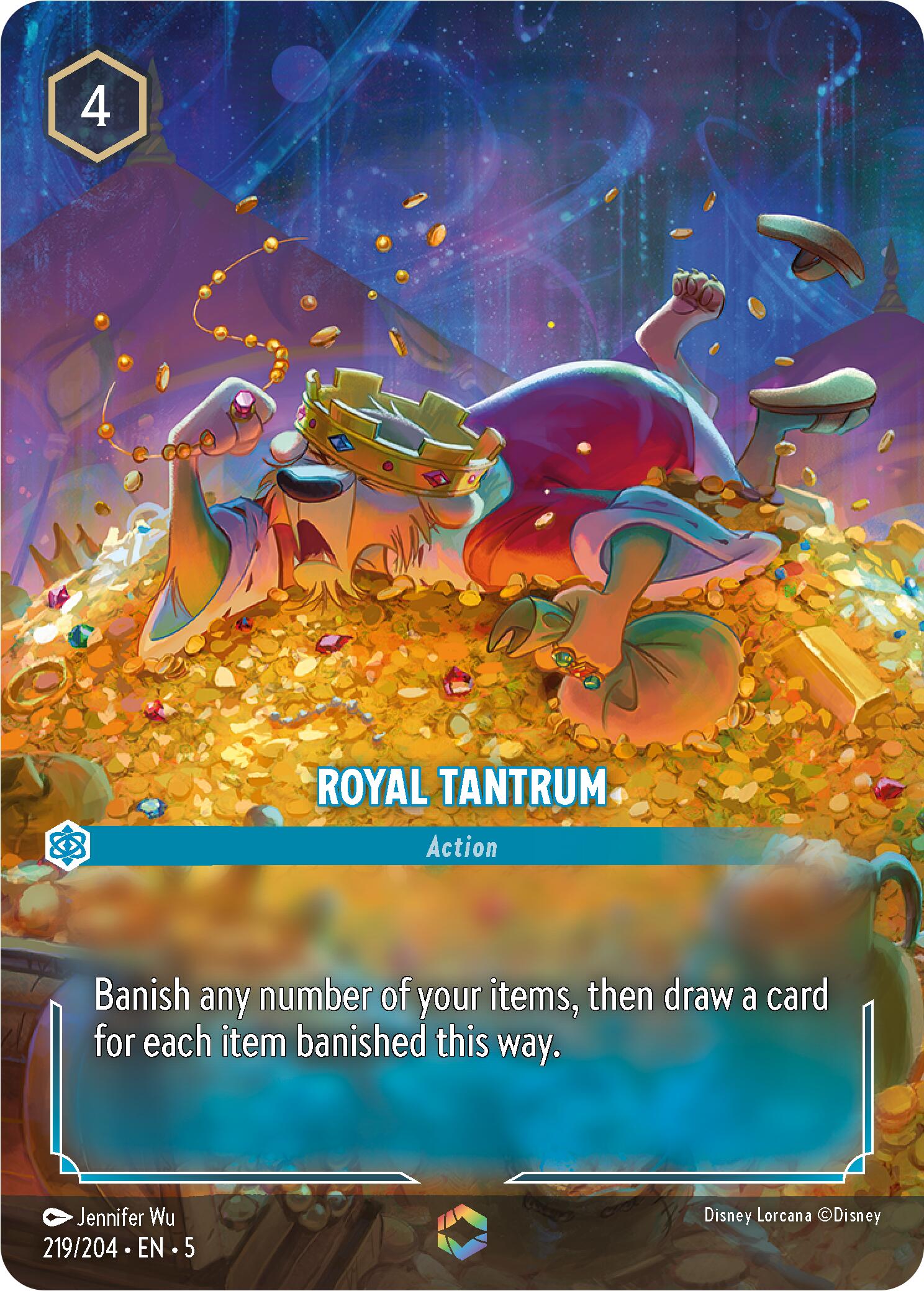 Royal Tantrum (Enchanted) (219/204) [Shimmering Skies] | Webway Games