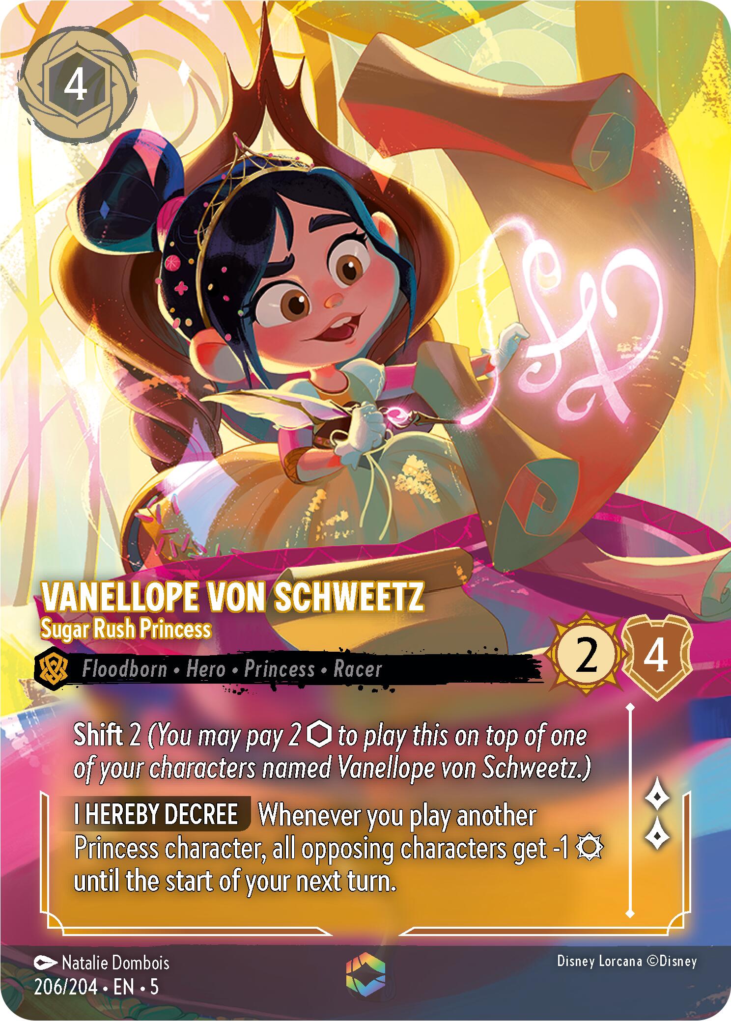 Vanellope von Schweetz - Sugar Rush Princess (Enchanted) (206/204) [Shimmering Skies] | Webway Games