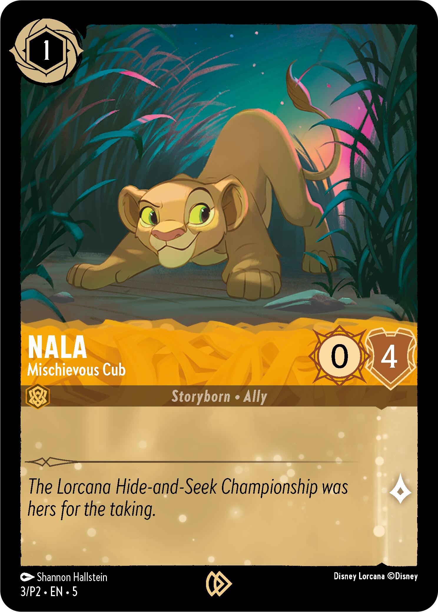 Nala - Mischievous Cub (3) [Promo Cards] | Webway Games