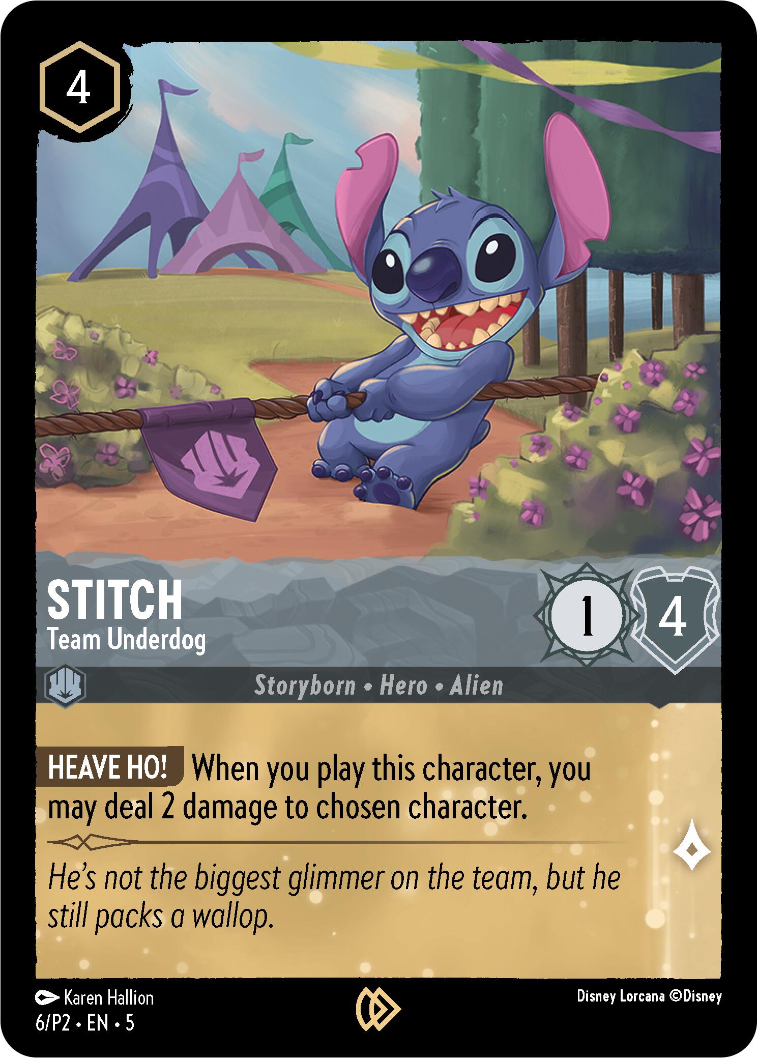 Stitch - Team Underdog (6) [Promo Cards] | Webway Games