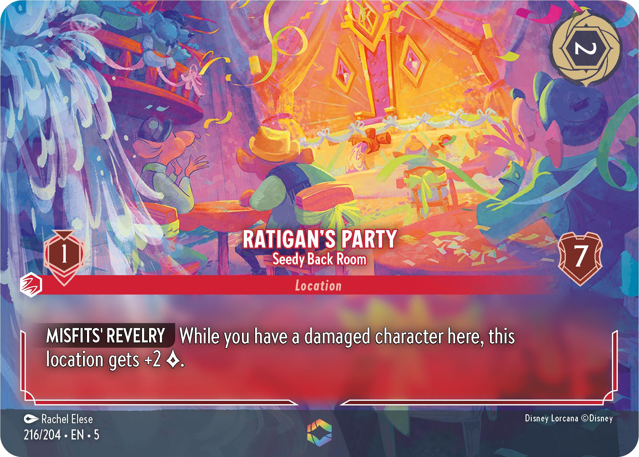 Ratigan's Party - Seedy Back Room (Enchanted) (216/204) [Shimmering Skies] | Webway Games