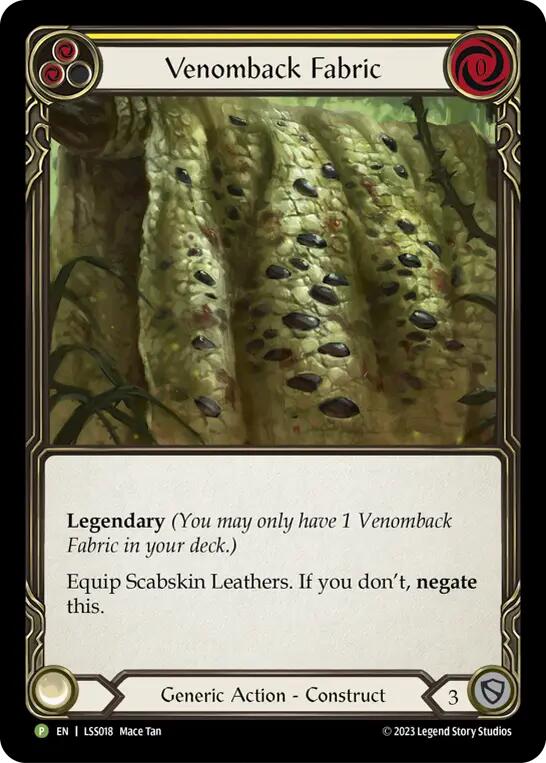 Venomback Fabric [LSS018] (Promo)  Cold Foil | Webway Games
