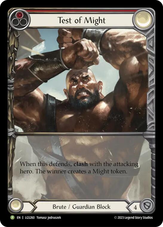 Test of Might [LGS260] (Promo)  Rainbow Foil | Webway Games