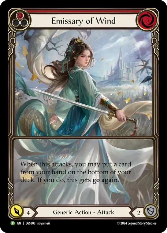 Emissary of Wind [LGS303] (Promo)  Rainbow Foil | Webway Games