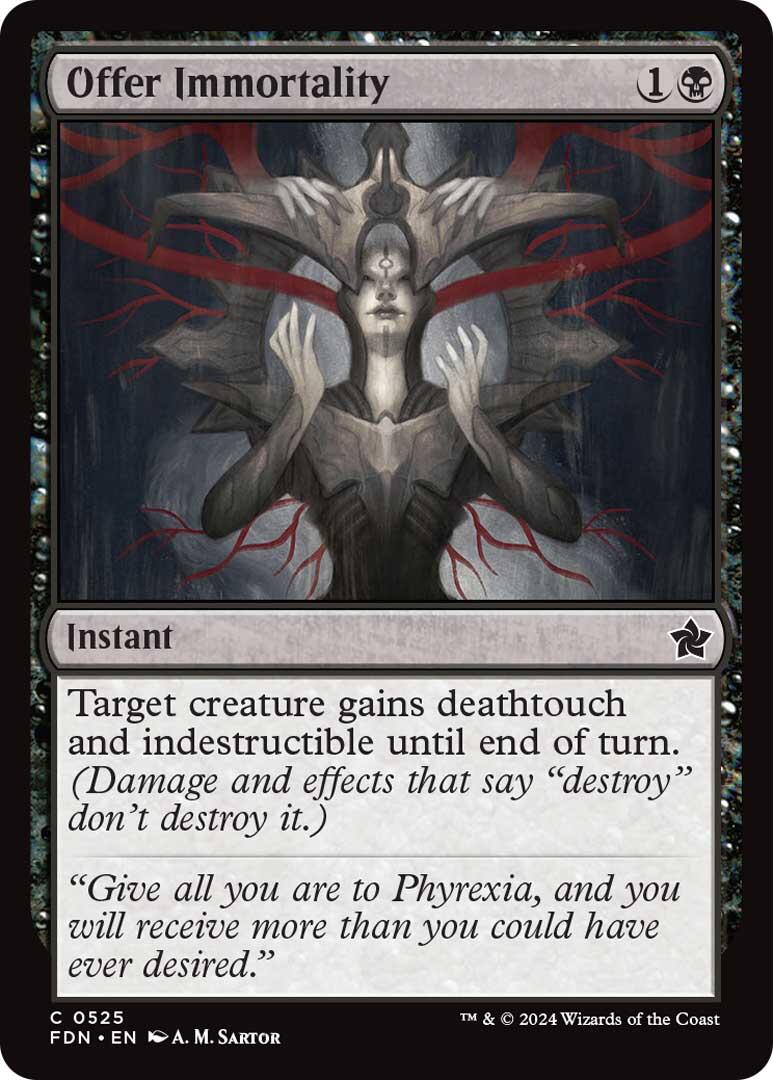 Offer Immortality [Foundations] | Webway Games