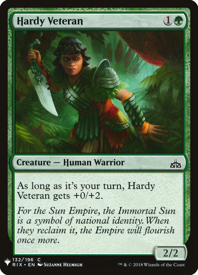 Hardy Veteran [Mystery Booster] | Webway Games