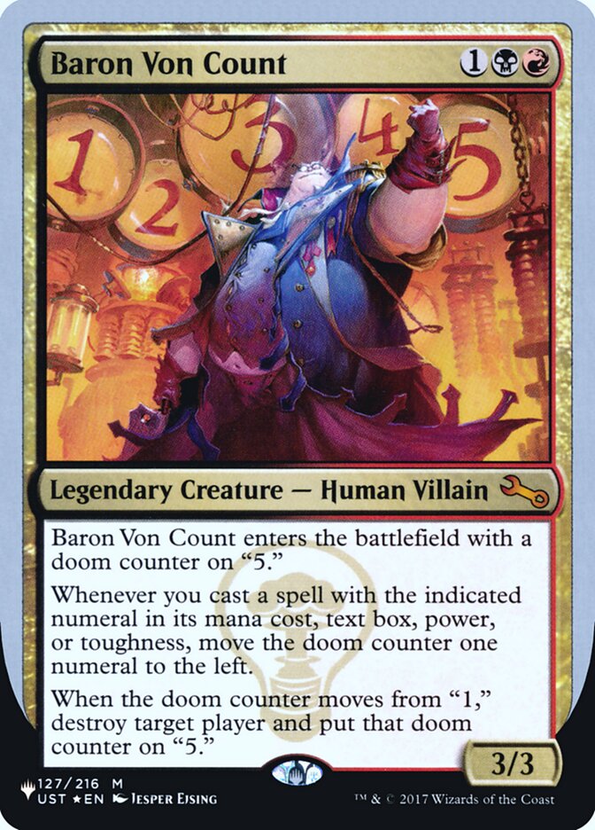 Baron Von Count (Unfinity Foil Edition) [The List] | Webway Games