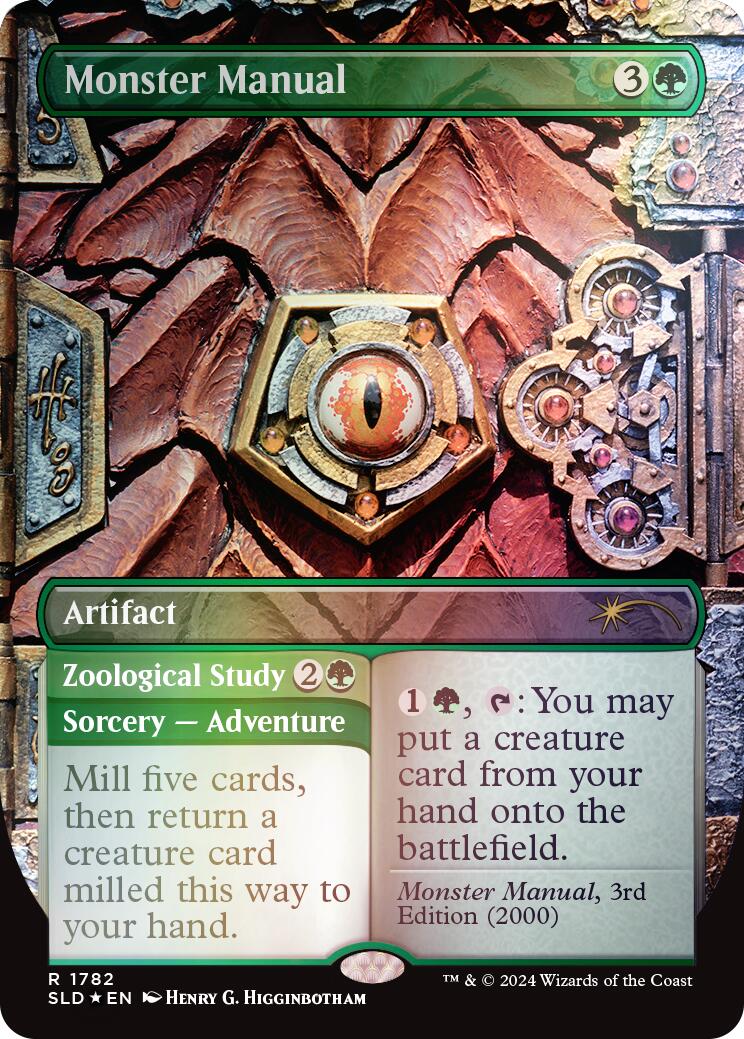 Monster Manual (Rainbow Foil) [Secret Lair Drop Series] | Webway Games