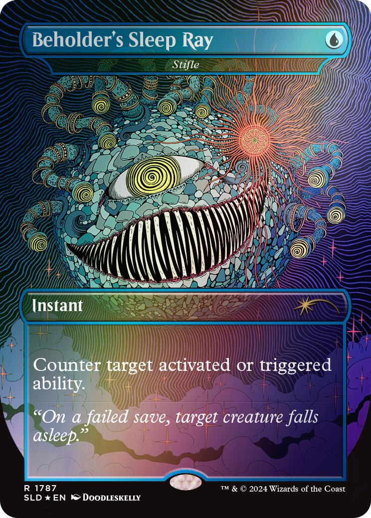 Beholder's Sleep Ray - Stifle (Rainbow Foil) [Secret Lair Drop Series] | Webway Games