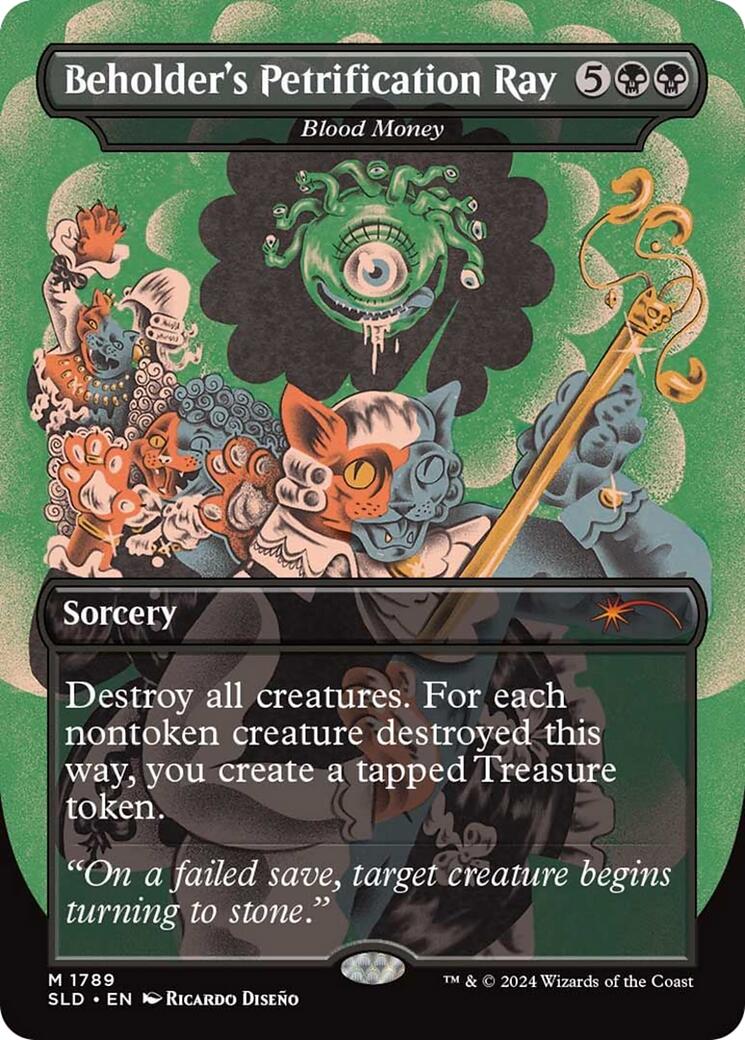Beholder's Petrification Ray - Blood Money [Secret Lair Drop Series] | Webway Games