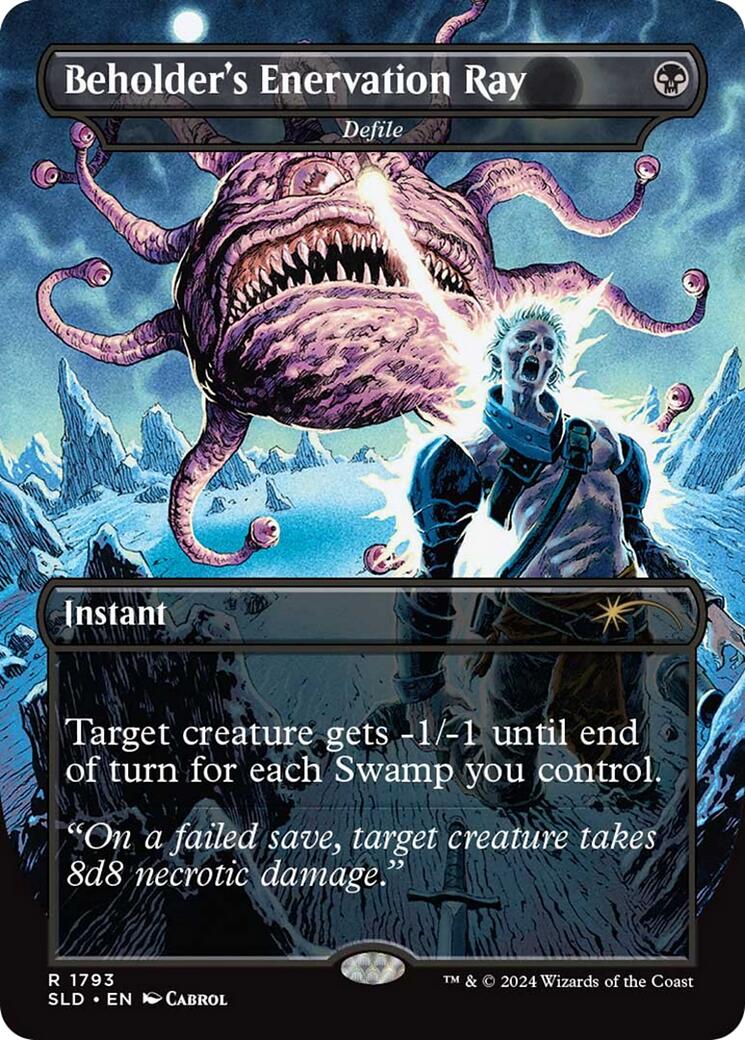 Beholder's Enervation Ray - Defile [Secret Lair Drop Series] | Webway Games