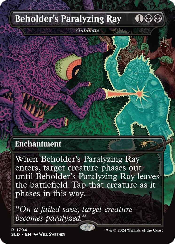 Beholder's Paralyzing Ray - Oubliette [Secret Lair Drop Series] | Webway Games