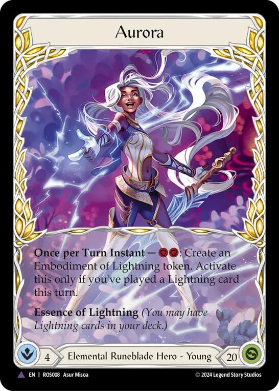 Aurora (Marvel) (Alternate Art) [ROS008] (Rosetta)  Cold Foil | Webway Games