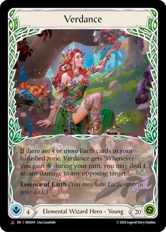 Verdance (Marvel) [ROS014] (Rosetta)  Cold Foil | Webway Games