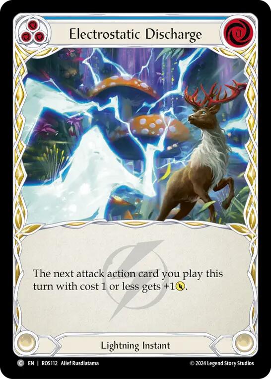 Electrostatic Discharge (Blue) [ROS112] (Rosetta)  Rainbow Foil | Webway Games