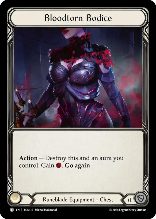 Bloodtorn Bodice [ROS115] (Rosetta)  Cold Foil | Webway Games