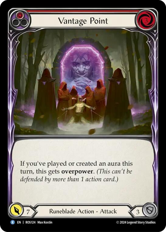Vantage Point (Red) [ROS124] (Rosetta)  Rainbow Foil | Webway Games