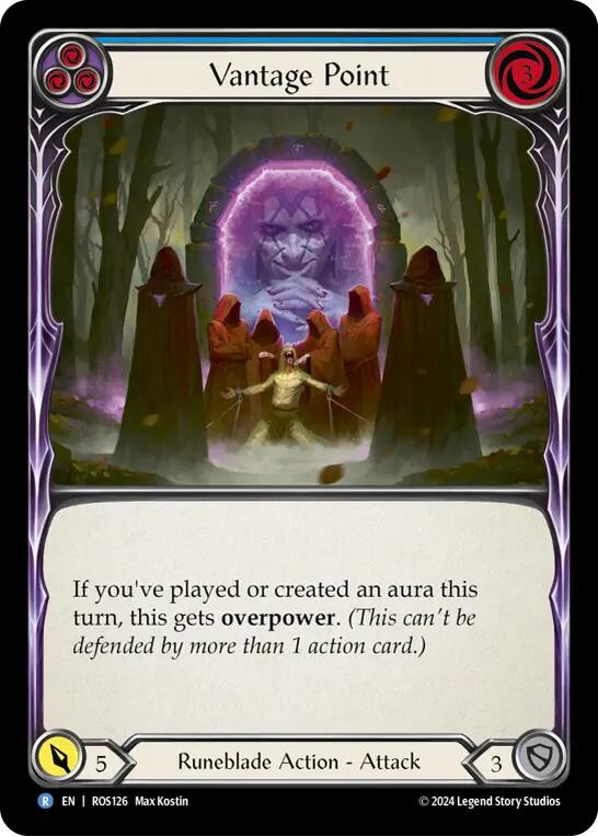 Vantage Point (Blue) [ROS126] (Rosetta)  Rainbow Foil | Webway Games