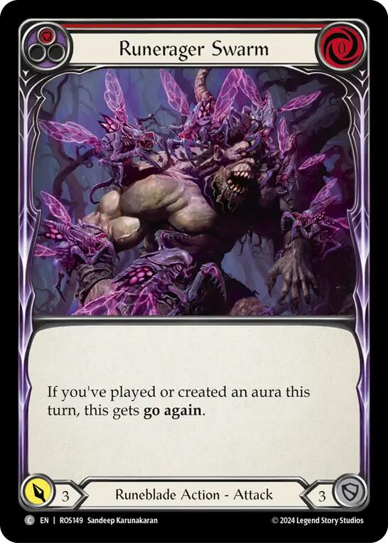Runerager Swarm (Red) [ROS149] (Rosetta)  Rainbow Foil | Webway Games
