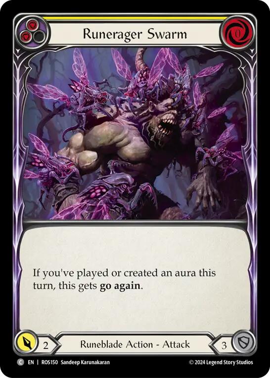 Runerager Swarm (Yellow) [ROS150] (Rosetta)  Rainbow Foil | Webway Games