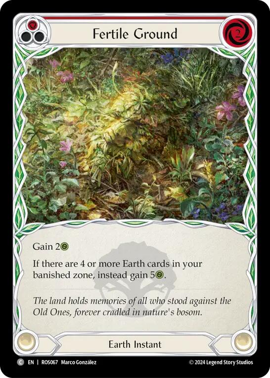 Fertile Ground (Red) [ROS067] (Rosetta) | Webway Games