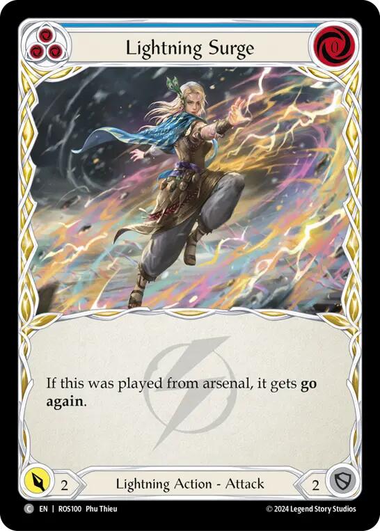 Lightning Surge (Blue) [ROS100] (Rosetta) | Webway Games