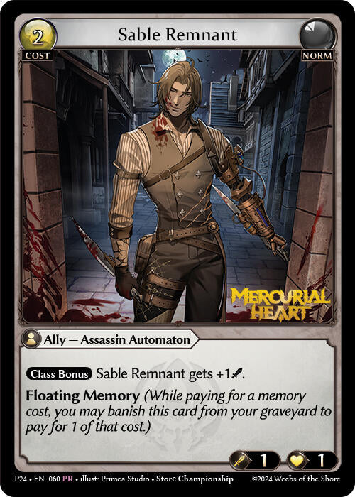 Sable Remnant (060) [Promotional Cards] | Webway Games