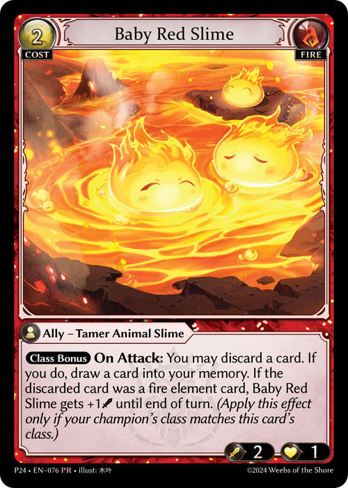 Baby Red Slime (076) [Promotional Cards] | Webway Games