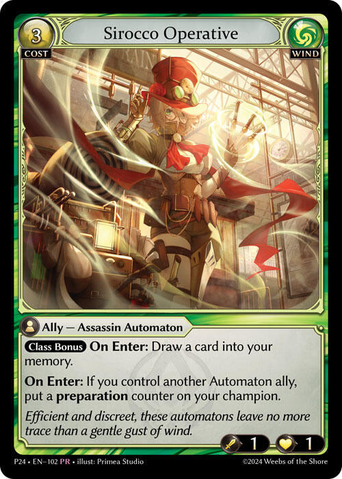 Sirocco Operative (102) [Promotional Cards] | Webway Games