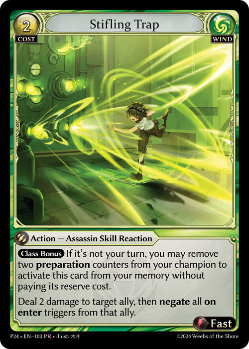 Stifling Trap (103) [Promotional Cards] | Webway Games