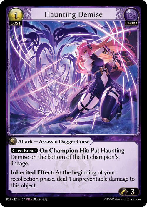 Haunting Demise (107) [Promotional Cards] | Webway Games