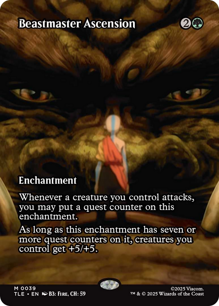Beastmaster Ascension (Borderless) [Avatar: The Last Airbender: Eternal-Legal] | Webway Games