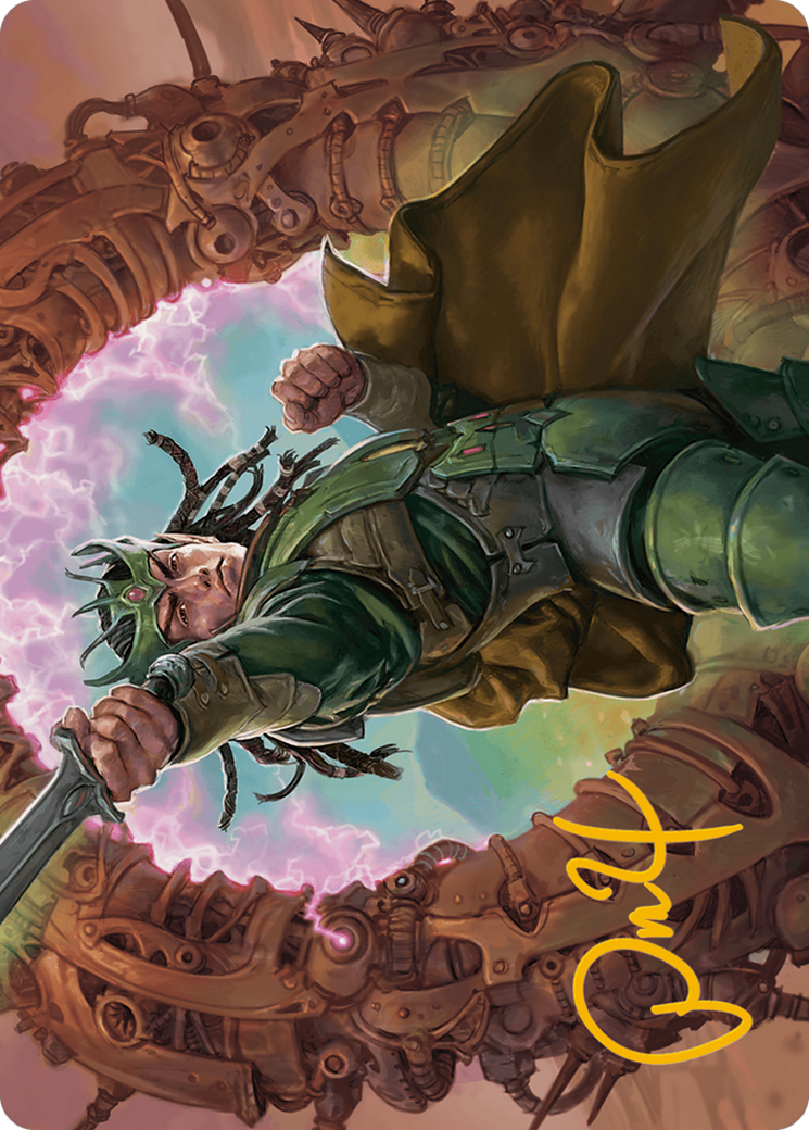 Eladamri, Korvecdal Art Card (Gold-Stamped Signature) [Modern Horizons 3 Art Series] | Webway Games