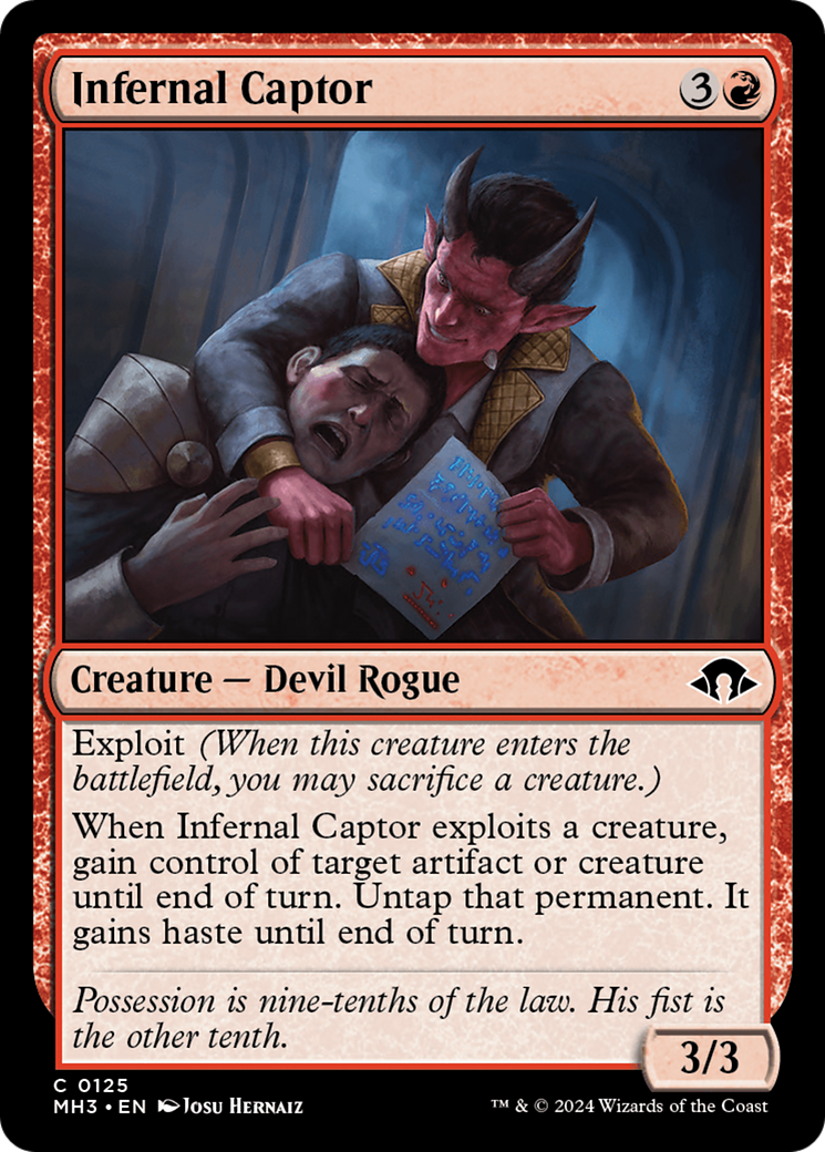 Infernal Captor [Modern Horizons 3] | Webway Games