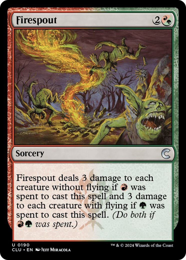 Firespout [Ravnica: Clue Edition] | Webway Games