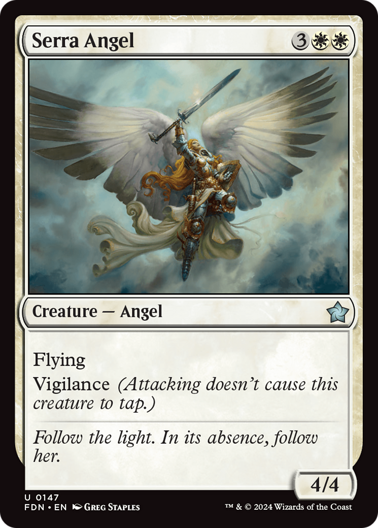 Serra Angel [Foundations] | Webway Games