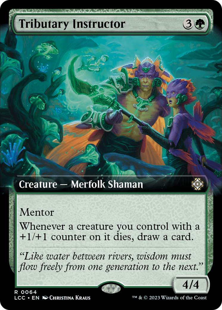 Tributary Instructor (Extended Art) [The Lost Caverns of Ixalan Commander] | Webway Games