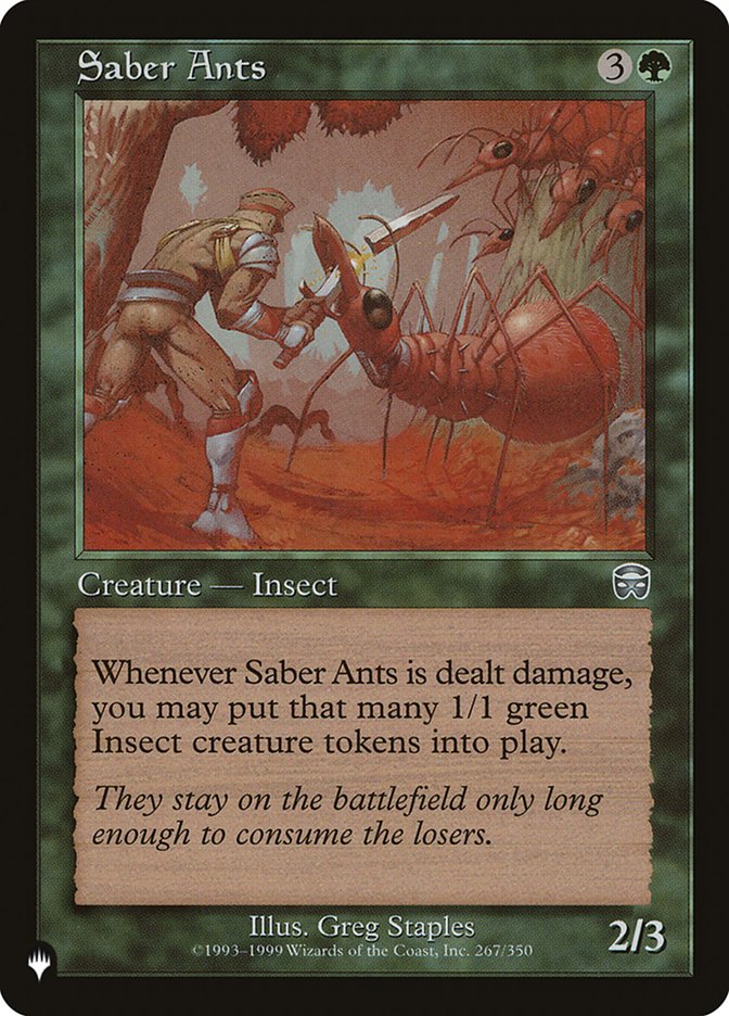 Saber Ants [The List] | Webway Games