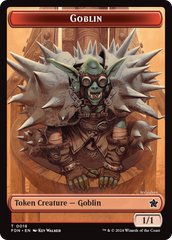 Goblin // Treasure Double-Sided Token [Foundations Tokens] | Webway Games