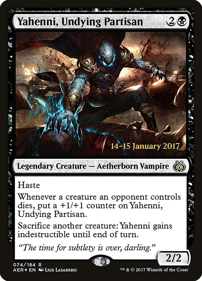 Yahenni, Undying Partisan [Aether Revolt Prerelease Promos] | Webway Games