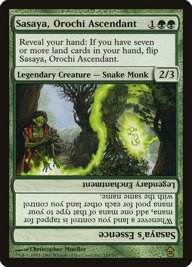 Sasaya, Orochi Ascendant // Sasaya's Essence [Saviors of Kamigawa] | Webway Games