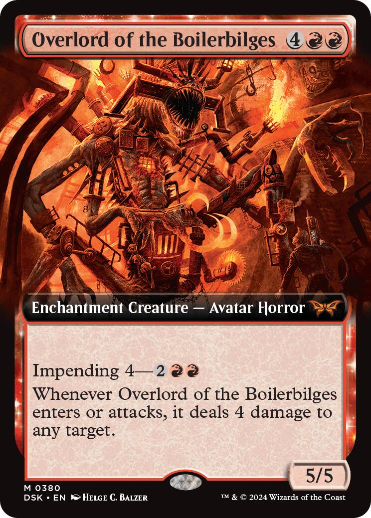 Overlord of the Boilerbilges (Extended Art) [Duskmourn: House of Horror] | Webway Games