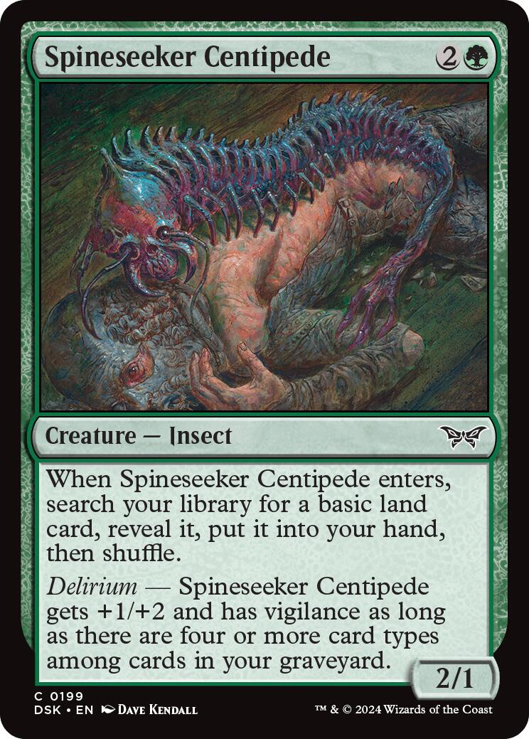 Spineseeker Centipede [Duskmourn: House of Horror] | Webway Games
