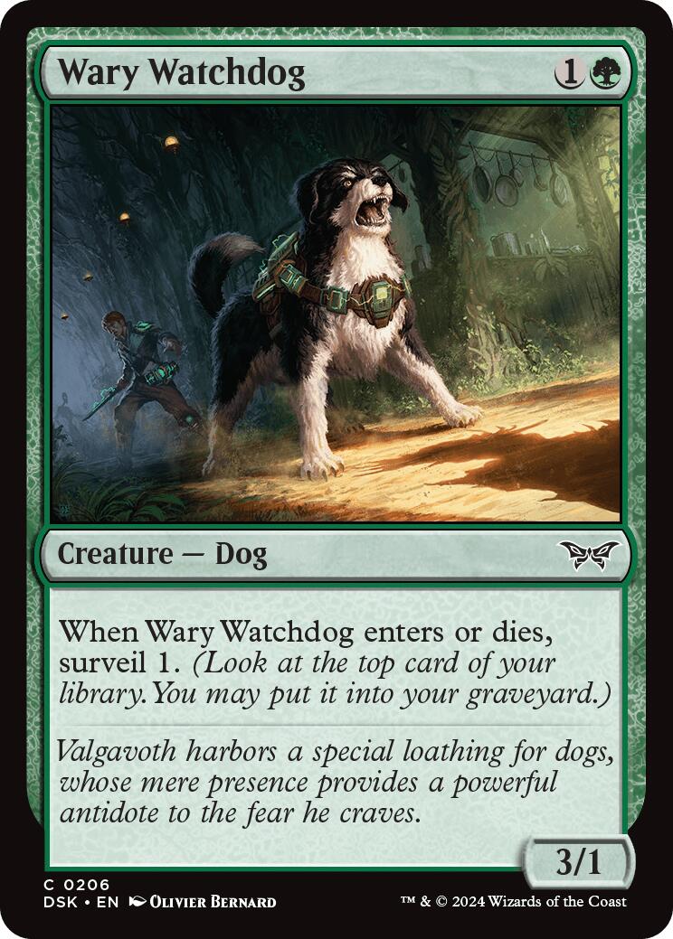 Wary Watchdog [Duskmourn: House of Horror] | Webway Games