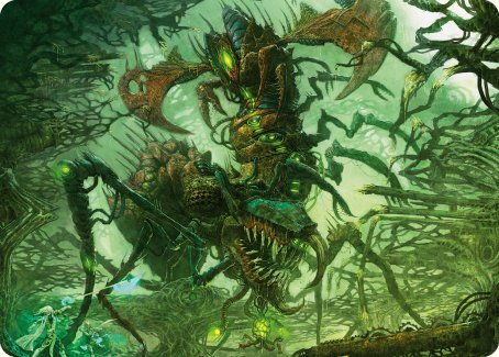 Skyscythe Engulfer Art Card [Phyrexia: All Will Be One Art Series] | Webway Games